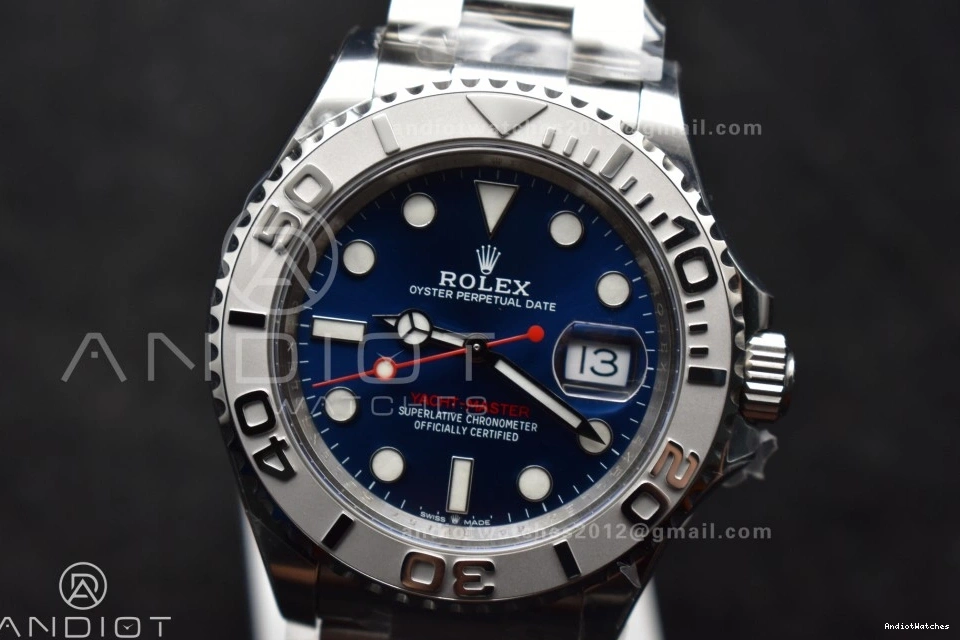 126622 VR Clean Steel Blue 1204 Yacht-Master SS HighPerformance on Best 904L 1:1 Dial Edition Bracelet 0225